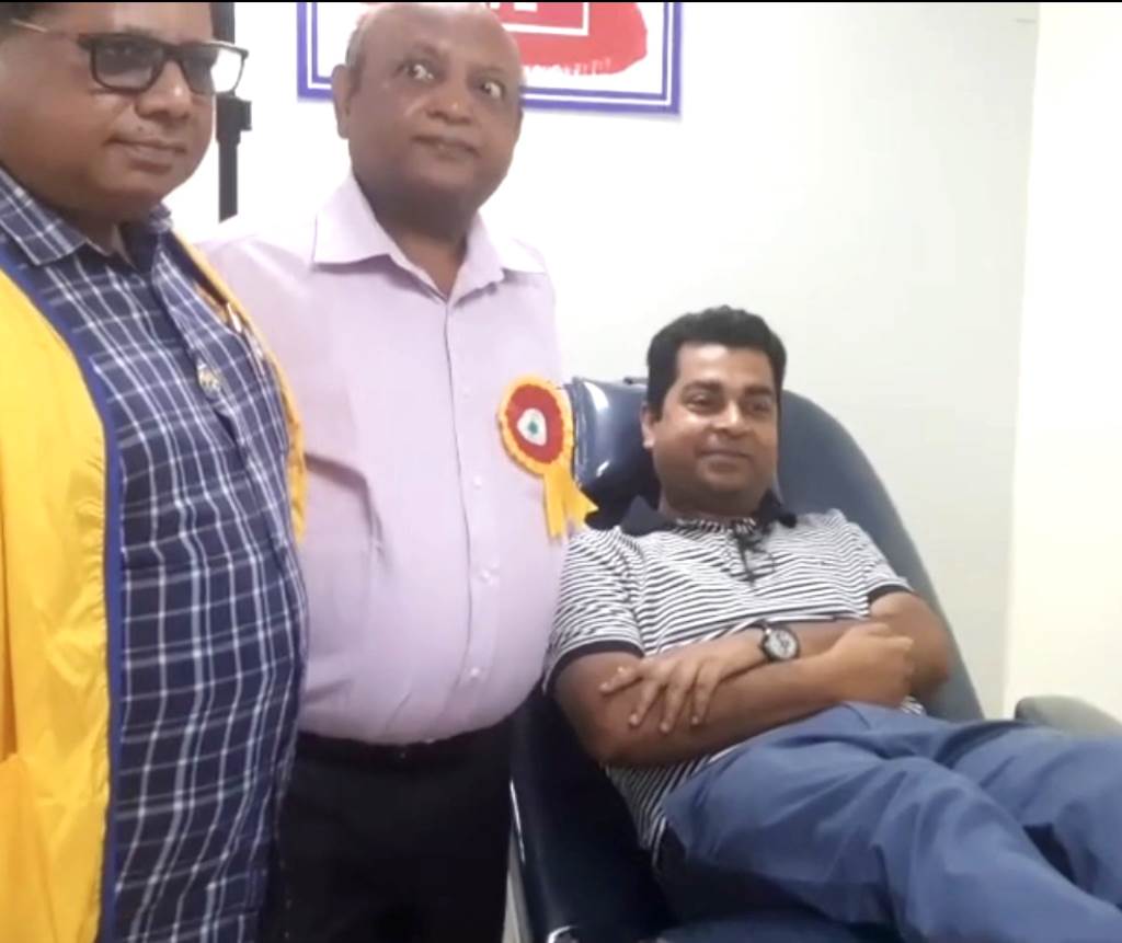 200 people donated blood in blood donation camp